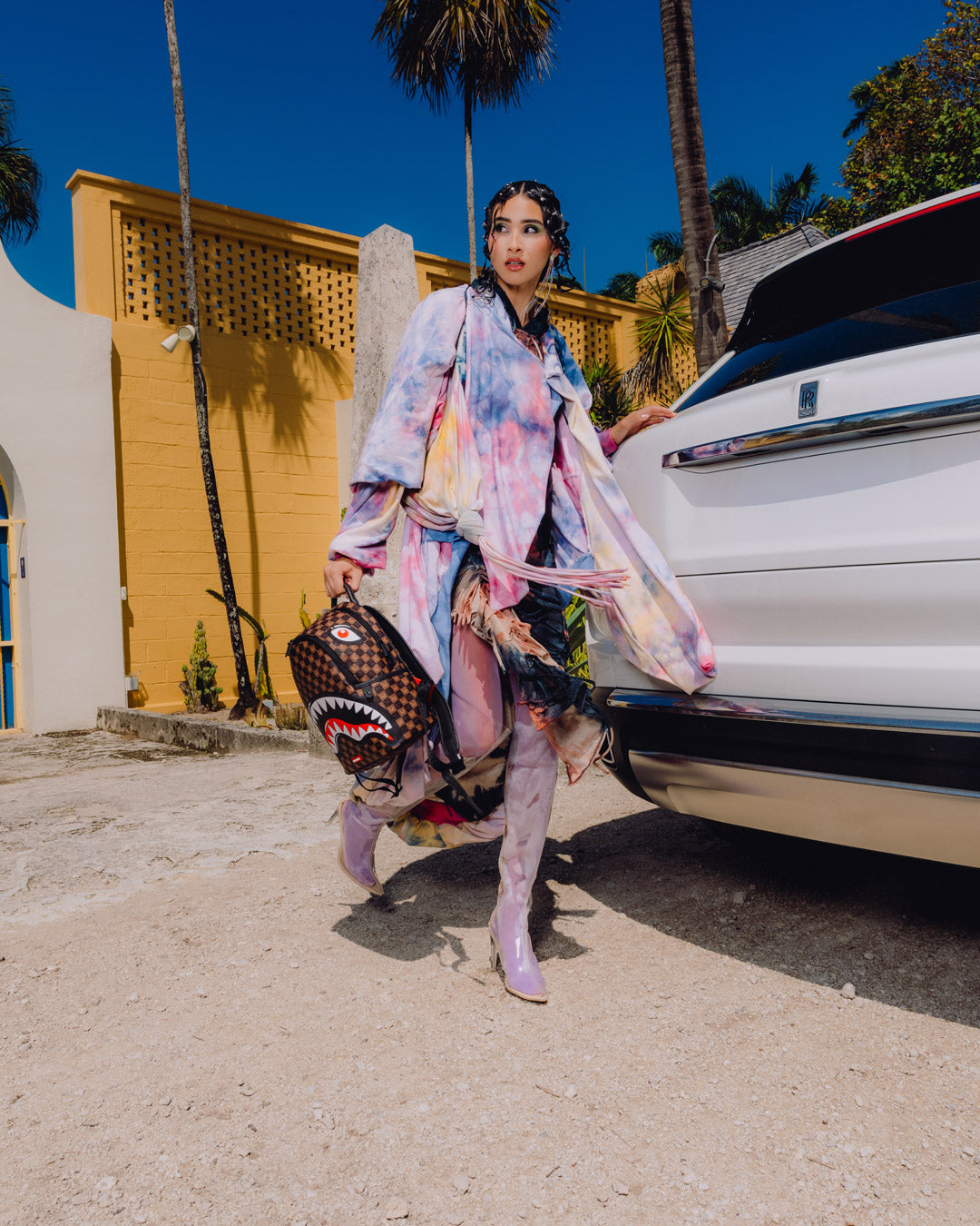 SPRAYGROUND® BACKPACK SHARKS IN PARIS GRIN & GRIND SAVAGE BACKPACK