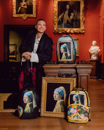 SPRAYGROUND® BACKPACK MAURITSHUIS MUSEUM 3D FRAME GIRL WITH A PEARL EARRING COLLAB BACKPACK