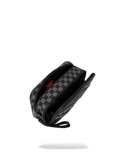 SPRAYGROUND® TOILETRY RACEWAY SHADOW PHANTOM TOILETRY BRICKSIDE BAG