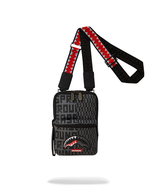 SPRAYGROUND® SLING SHARKFINITY STEALTH PILOT MESSENGER SLING BAG