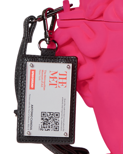 SPRAYGROUND® HANDBAG THE MET CANOVA MEDUSA HANDBAG (PINK)