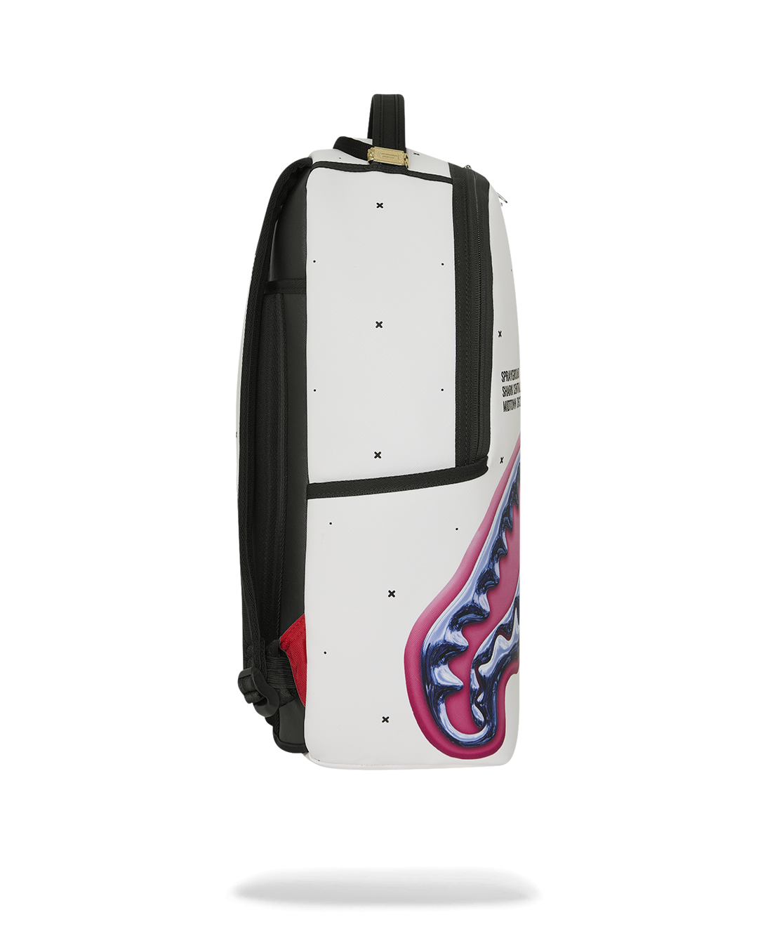 SPRAYGROUNDÂ® BACKPACK SHARK CENTRAL LIQUID CHROME BACKPACK