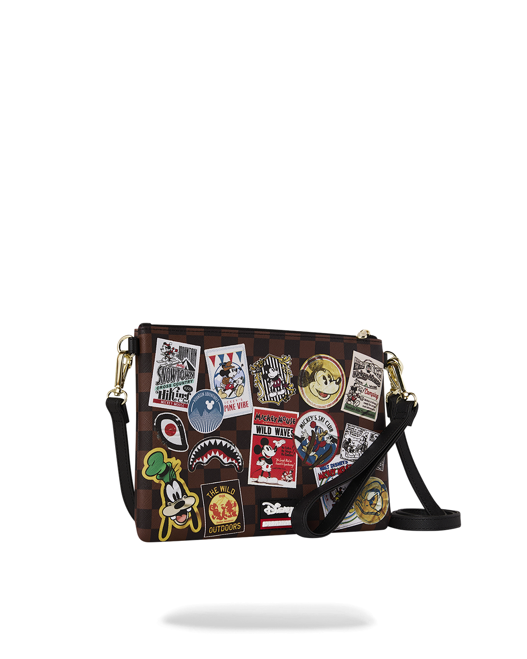 SPRAYGROUND® POUCHETTE MICKEY MOUSE GLOBAL MOGUL CROSSOVER CLUTCH