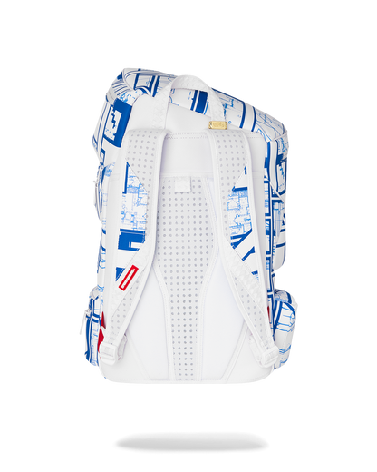 SPRAYGROUND® BACKPACK FRANK LLOYD WRIGHT BLUEPRINT 3D ROUND BACKPACK