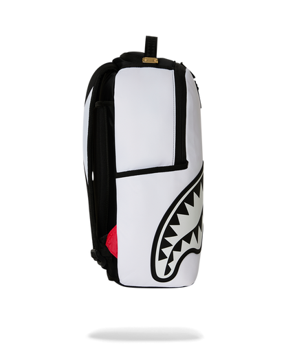 SPRAYGROUND® BACKPACK SHARK CENTRAL BLACK AND WHITE STENCIL BACKPACK