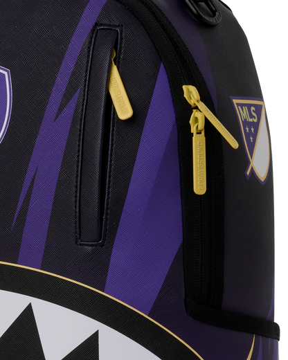 SPRAYGROUNDÂ® BACKPACK MLS ORLANDO CITY SHARKMOUTH DLXSV BACKPACK