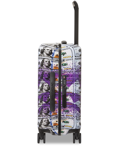 SPRAYGROUND® LUGGAGE BILLIONS IN THE BANK HARD SHELL CARRY-ON LUGGAGE