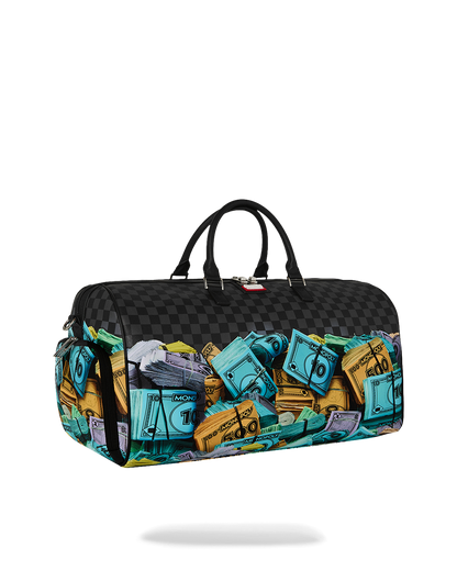 SPRAYGROUND® DUFFLE MONOPOLY MONEY STACKS DUFFLE