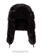 SPRAYGROUND® HAT SKY HIGH SEEKERS ARCTIC BLACK FUR TRAPPER HAT