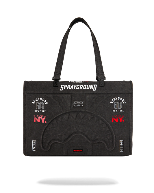 SPRAYGROUND® TOTE GRID LOCKED TORTUGA TOTE