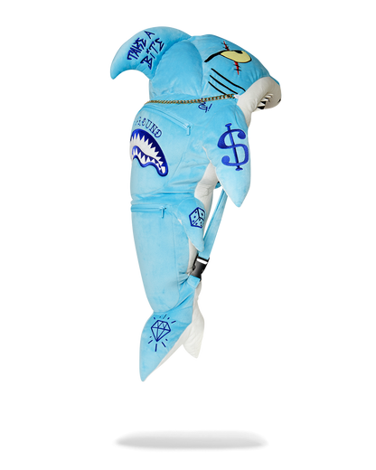 SPRAYGROUND® BACKPACK STUFFED SAVAGE HOODY BACKPACK SHARK